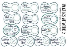 ITH Stickserie - Mug Rugs At Work 2